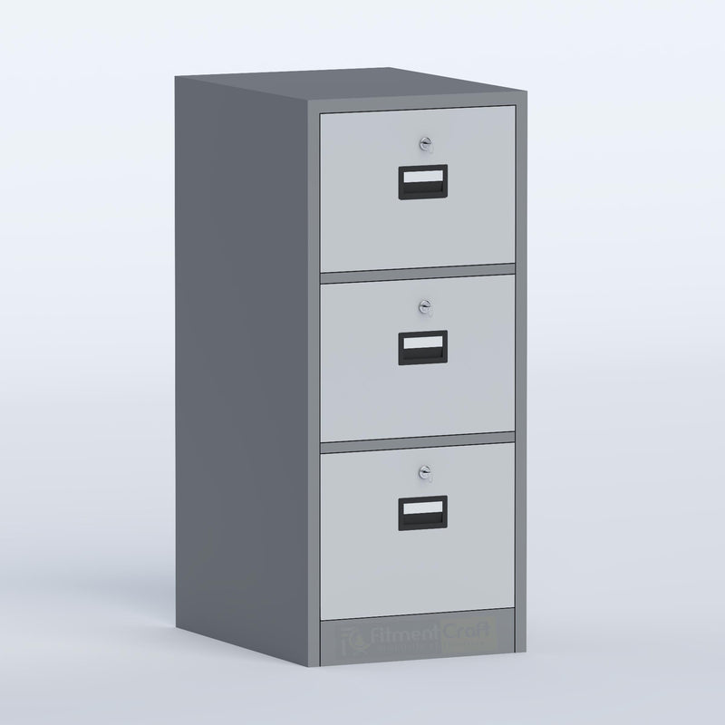 Lilox Steel File Cabinet - FCMSCL3D (Lock)