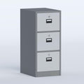 Lilox Steel File Cabinet 3 Drawer (Lock) secure 3 drawer lock office filing cabinet for organized document storage