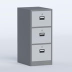 Lilox Steel File Cabinet 3 Drawer (Lock) secure 3 drawer lock office filing cabinet for organized document storage