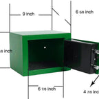 Lockify Small Safety Box Digital Locker for safe storage of cash jewelry passports with keypad lock and steel body