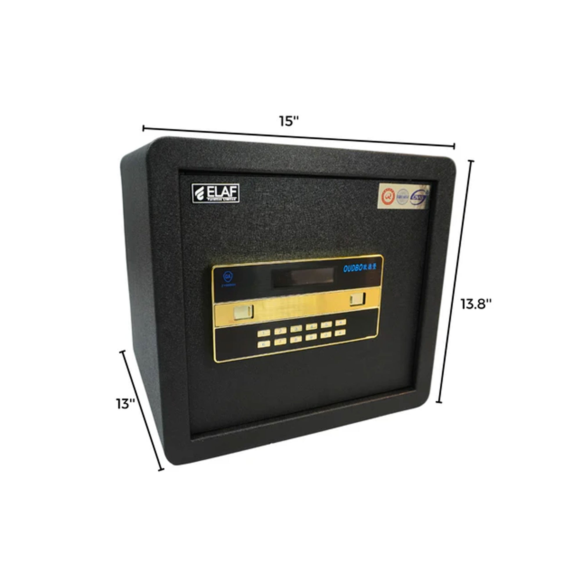 Lokio Digital Safety Locker wall mount safe box for home office cash documents and valuables storage