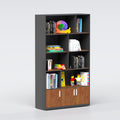 Multi compartment storage shelf for books documents décor and educational materials