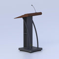 Contemporary podium for speeches meetings lectures and corporate events