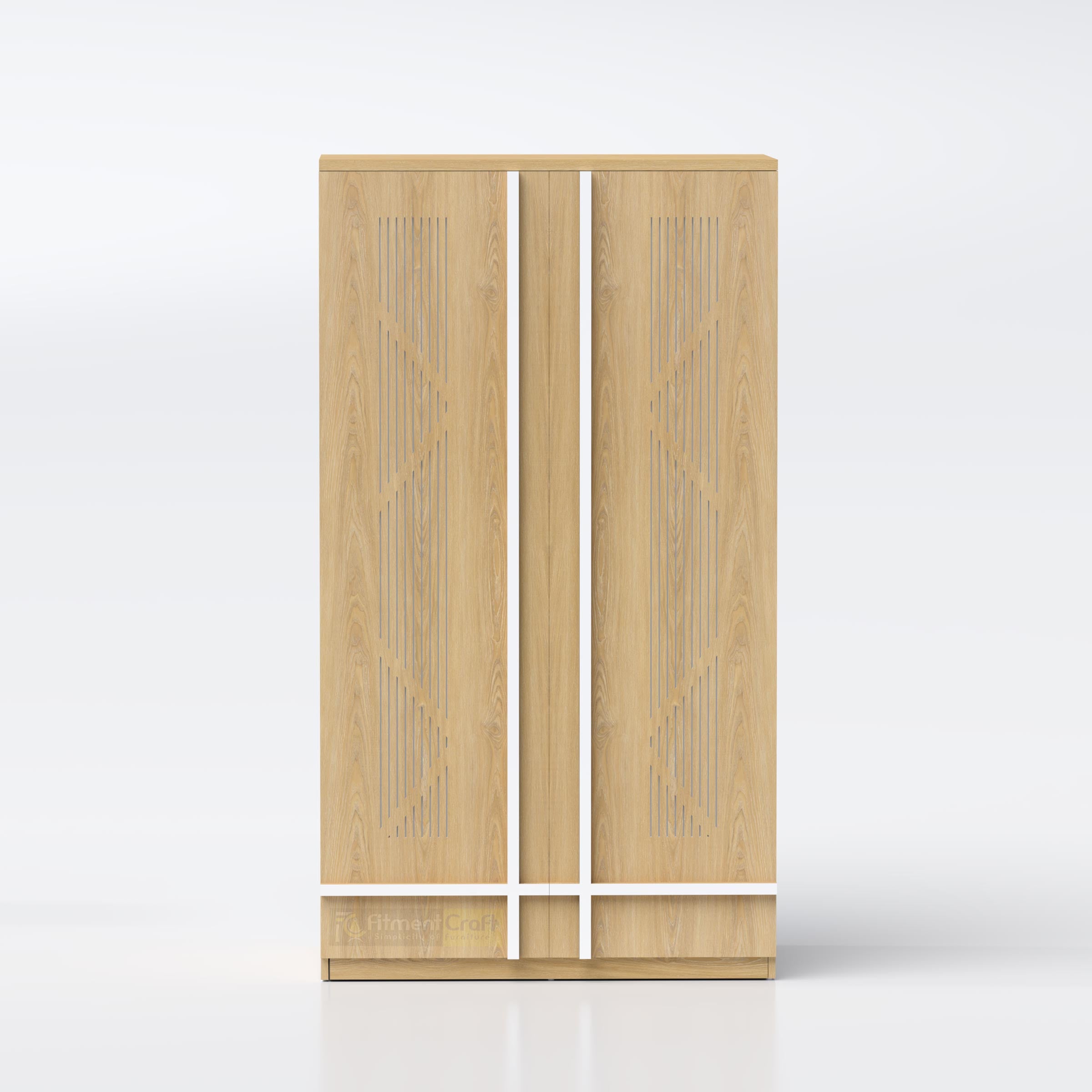 Buy Lubitex Almirah wardrobe with shelves and hanging space, designed for stylish, organized everyday clothing storage.