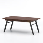 Buy Lubitex Folding Dining Table in Bangladesh with durable wood top, black metal legs and space-saving design.