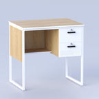 Durable classroom teacher desk with drawers, MS frame and compact design for schools and coaching centers in Bangladesh.