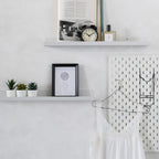 Malmback Display shelf used for books, frames, clock and small room decor