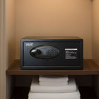 Compact and durable Mayro Digital Safety Locker with pre-drilled holes for easy installation.