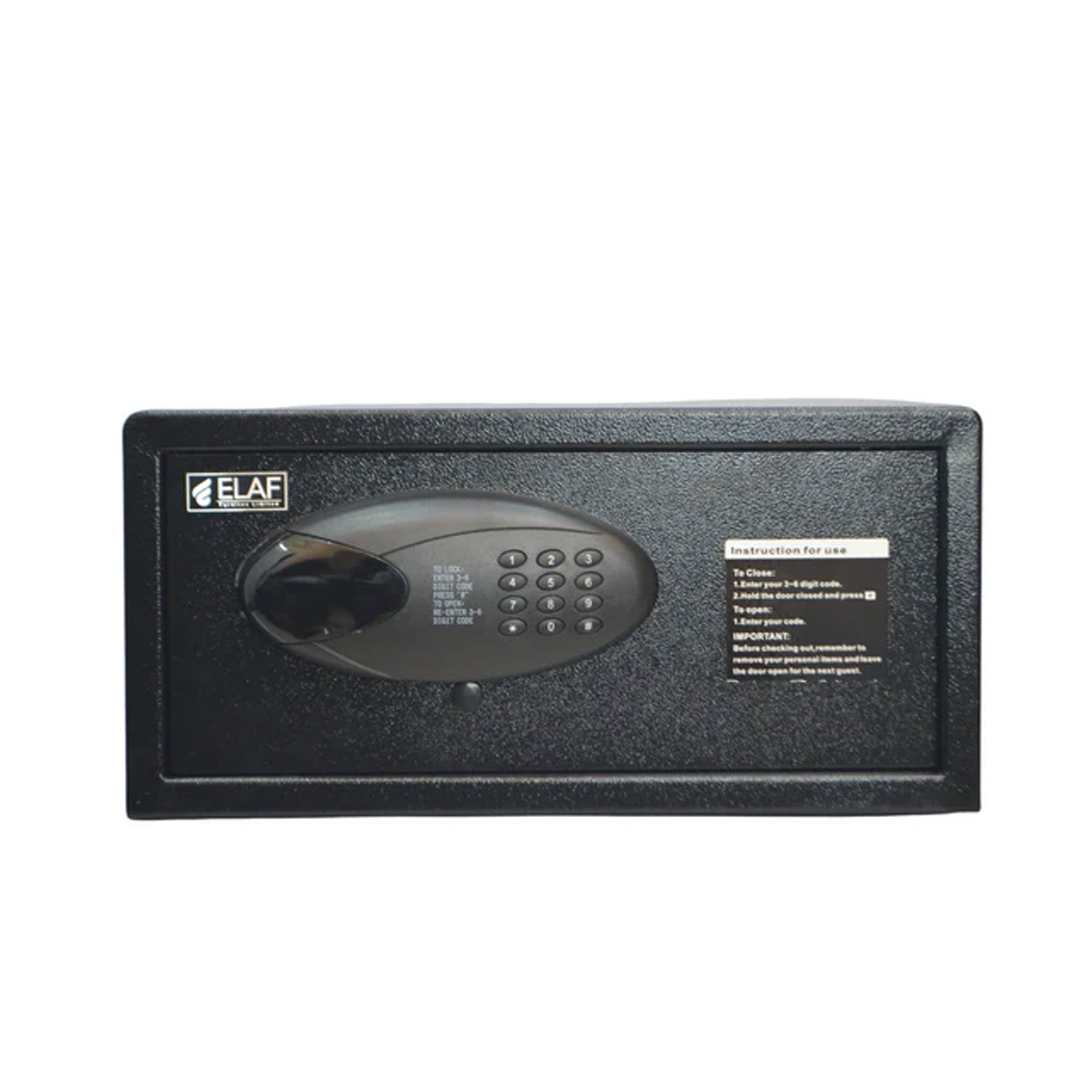 Mayro Digital Safety Locker with LCD display and steel body for securing valuables at home or office