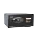 Open Mayro Digital Safety Locker showing spacious interior with shelf and protective mat