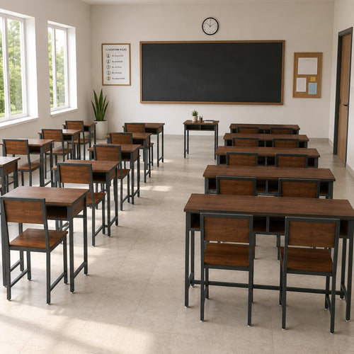 Premium Melox School Table for school, college, tuition center, and training room seating in Bangladesh today BD online.