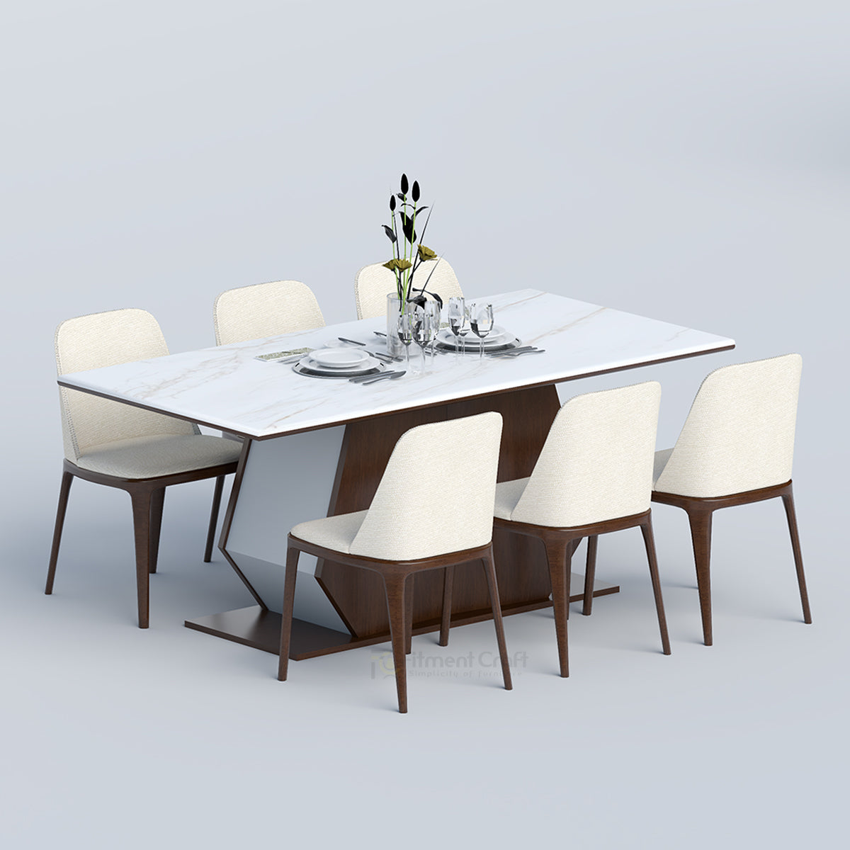 Monarch Marble Dining Table