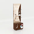 Moony Cloud Dressing Table with large mirror, engineered wood body, Duco finish, and modern bedroom furniture design.