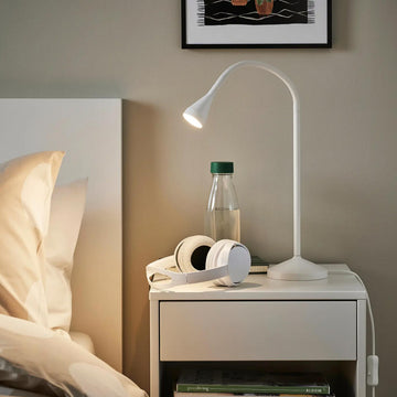 Buy Navlinge LED Table Lamp BD with glare-free focused light, adjustable head, slim base for study desk and bedroom uses