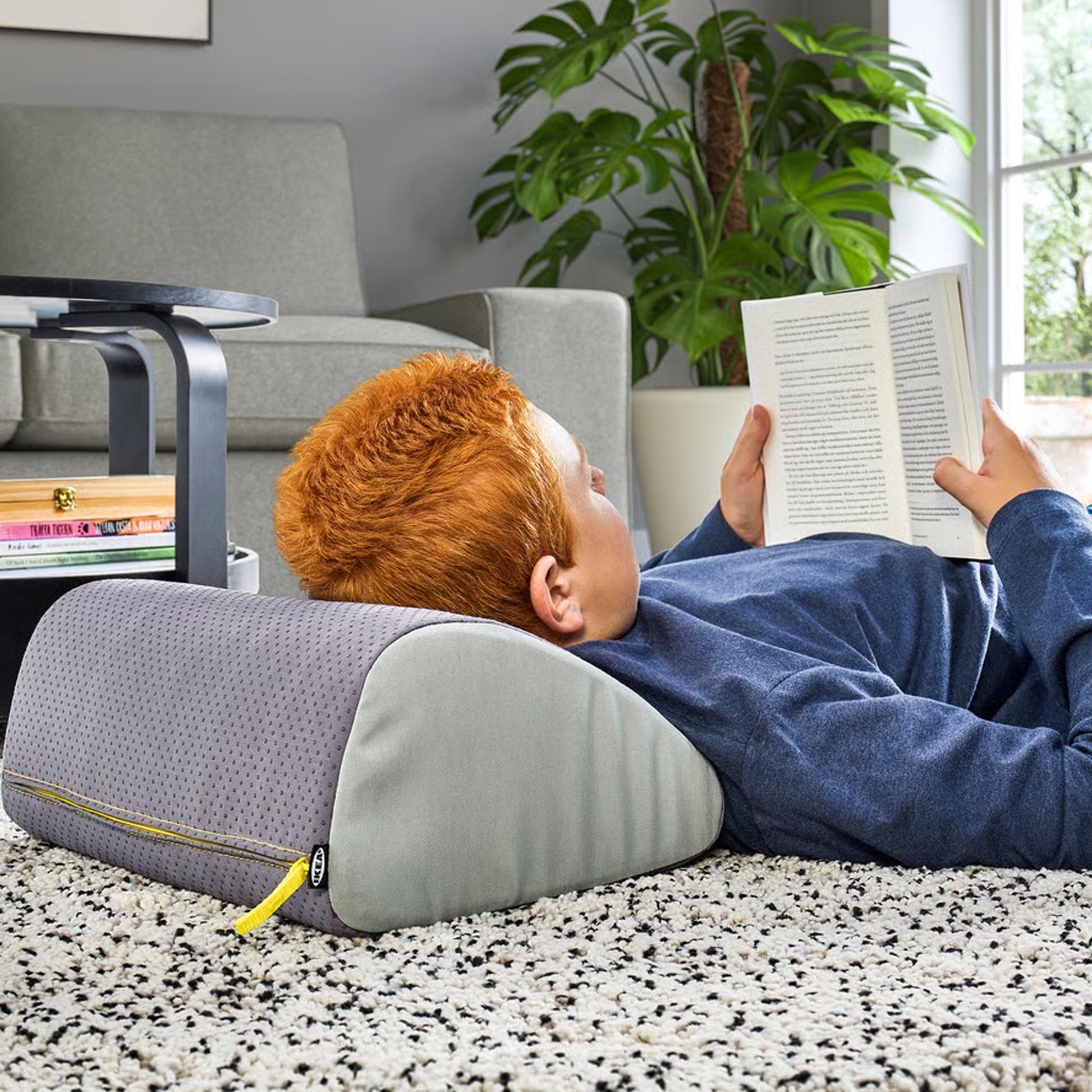 Ovning Rocking Footrest with washable cover for home, bedroom and workspace use

