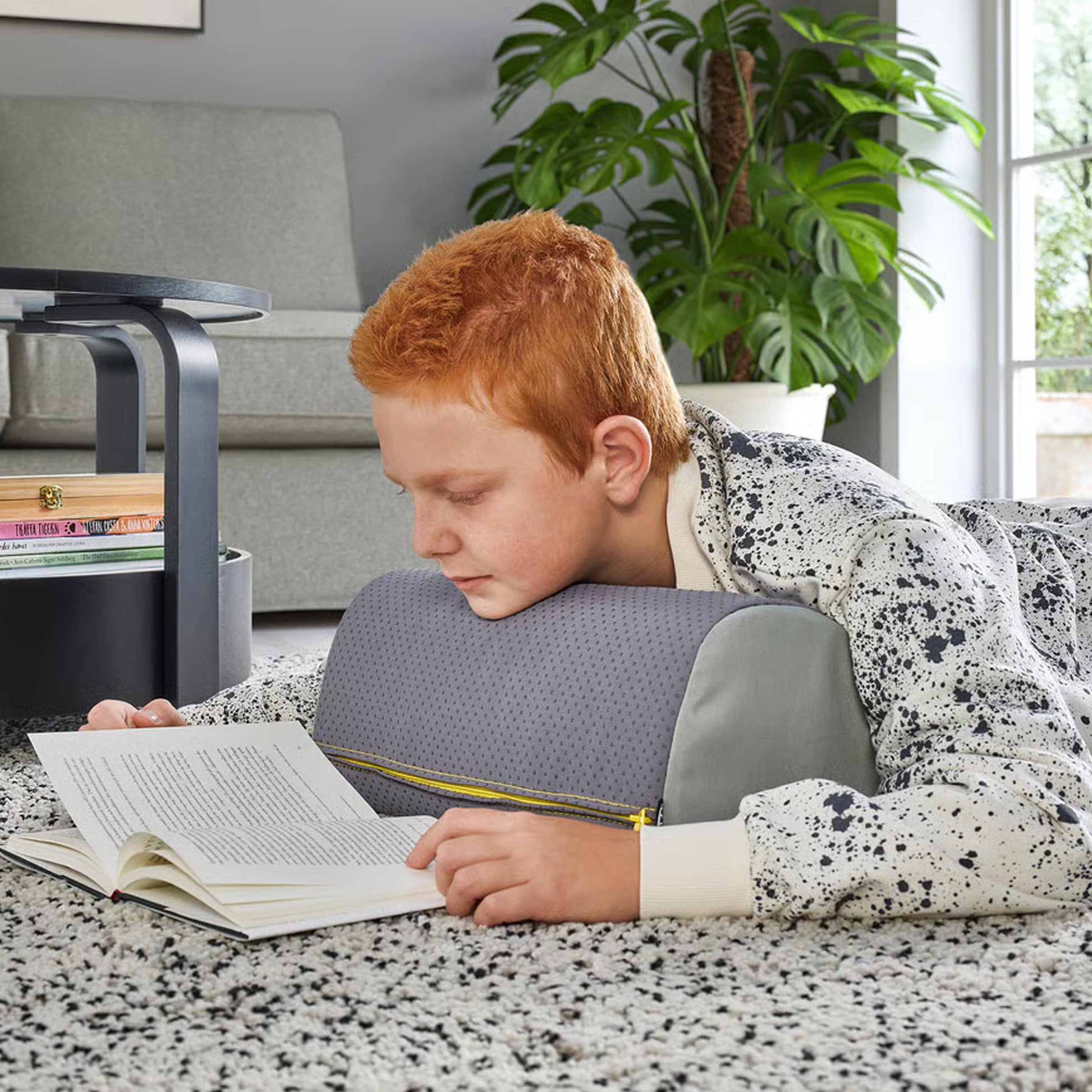 Ovning Rocking Footrest with washable cover for home, bedroom and workspace use

