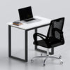 Medium Size / Leg: Black - Table Top: White