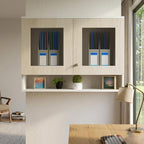 Modern pendent hanging file cabinet with wall-mounted storage design for office documents and workspace organization