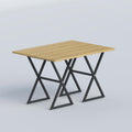 Pylar restaurant table with MS frame and 25mm LB top for modern cafés, restaurants, and commercial dining spaces.