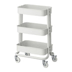 Small Raskog Trolley rolling caddy for kitchen tools, books, chargers, craft supplies and apartment storage in BD homes.