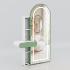 Ravon modern dressing table with full length mirror and storage drawers for stylish bedroom furniture.