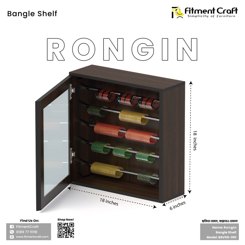 Rongin- Bangle Shelf ।  BSV05-001