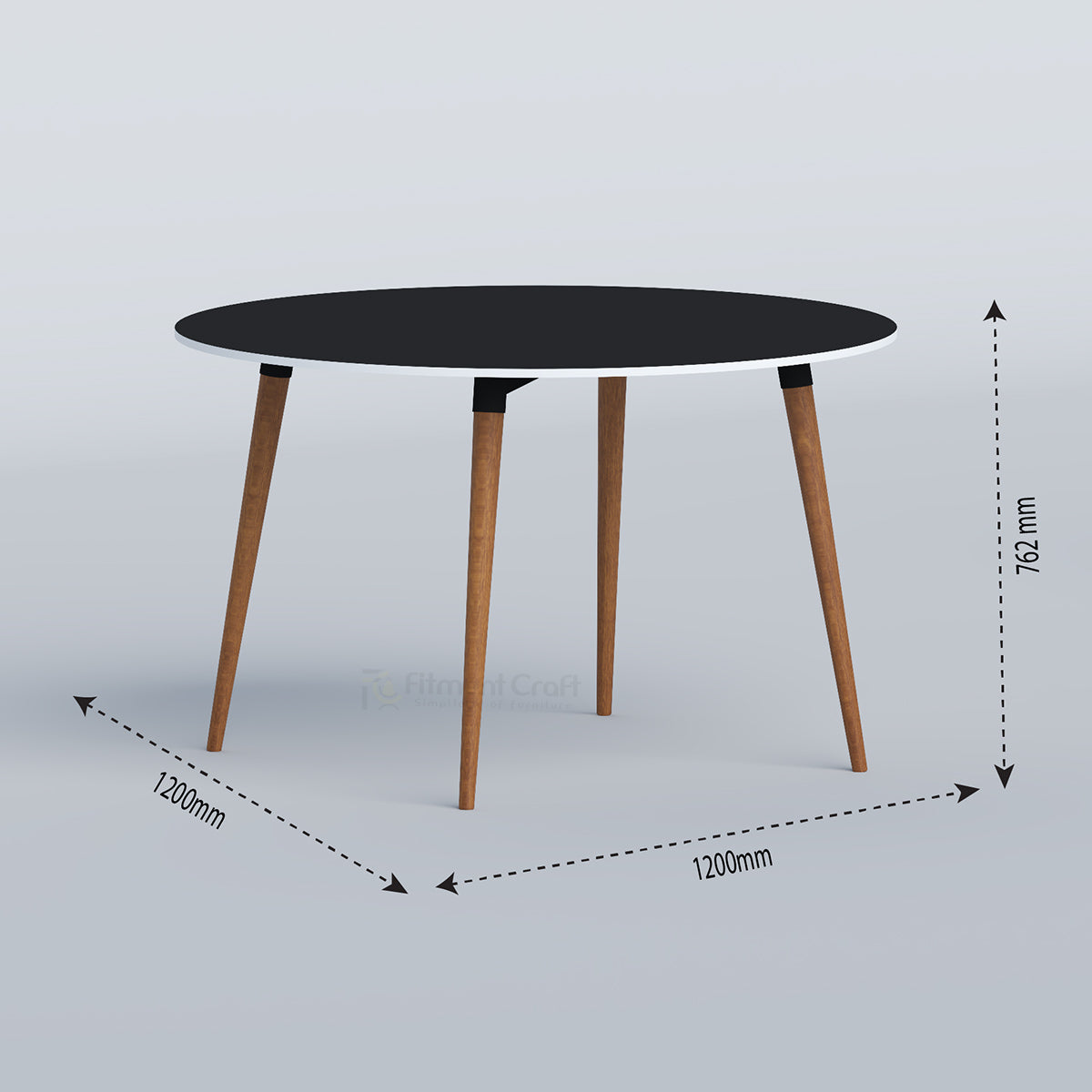 Tulipdine Round Restaurant Table (4 Seater)