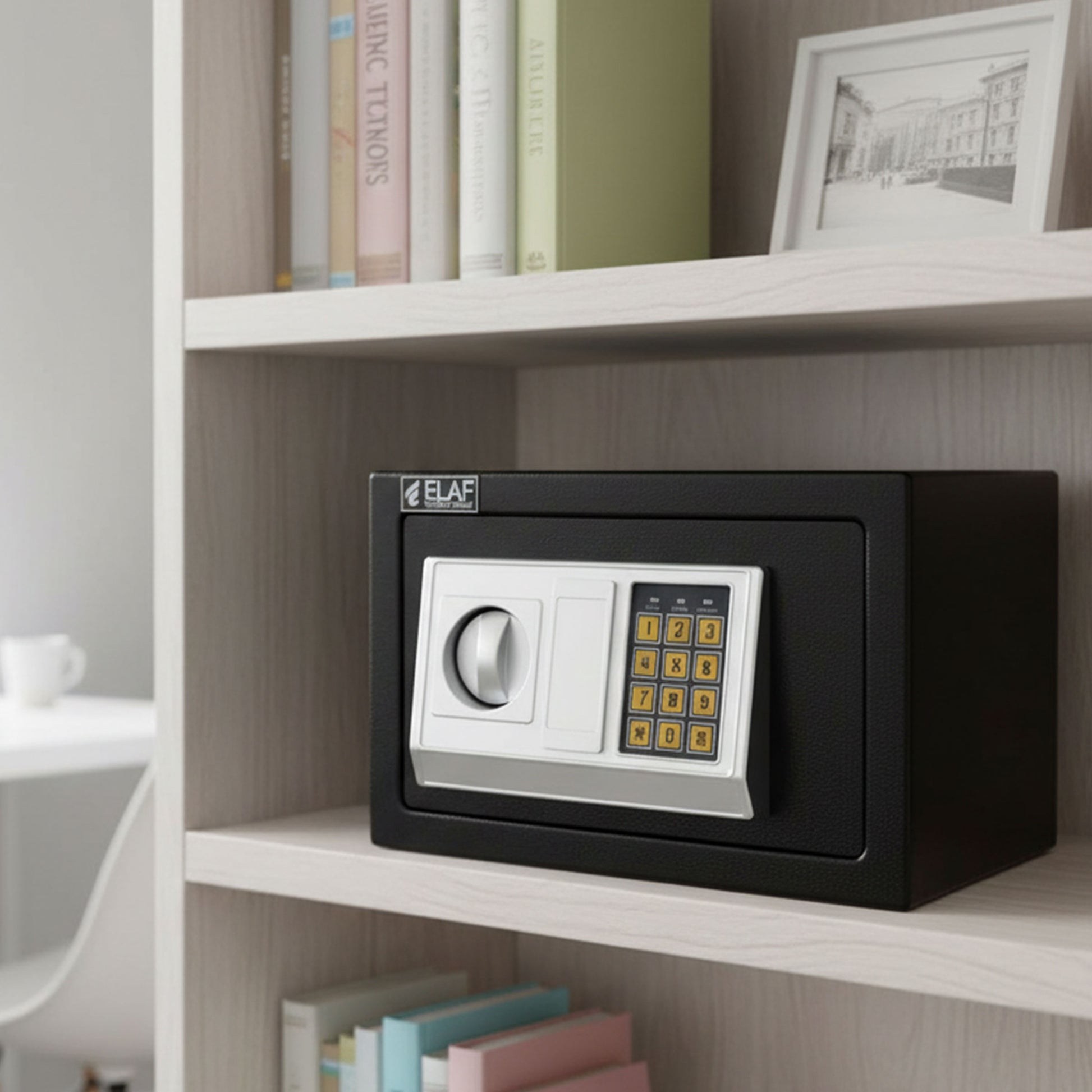 Safezo Digital Locker small safety locker with electronic keypad for home security and valuables protection