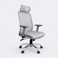 Siro Executive Chair with mesh back, headrest, cushioned seat, adjustable arms and wheels for office comfort Bangladesh.