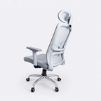Siro office chair for home office, manager room & workstation with breathable mesh back and soft cushioned seat comfort.