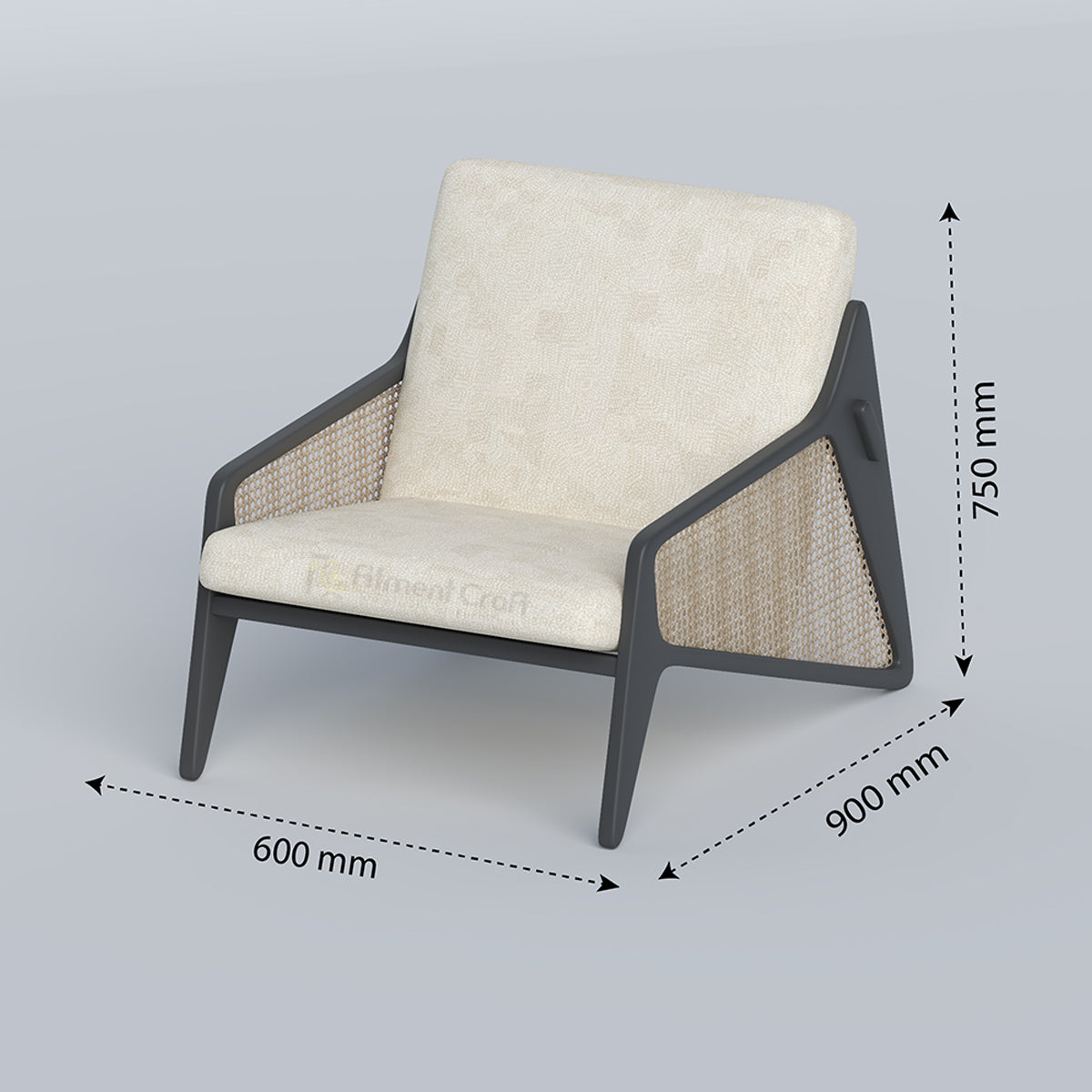 Warm Single Seater Sofa