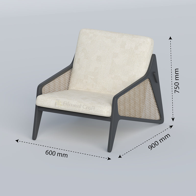 Warm Single Seater Sofa
