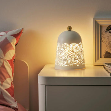 Buy Solskur LED Table Lamp BD with bird and tree pattern, warm 2700K glow for bedside, kids room and cozy home decor now