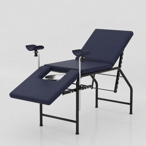Standard Gynecological Bed for hospitals and clinics in Bangladesh with adjustable support and smooth rubber wheels now.