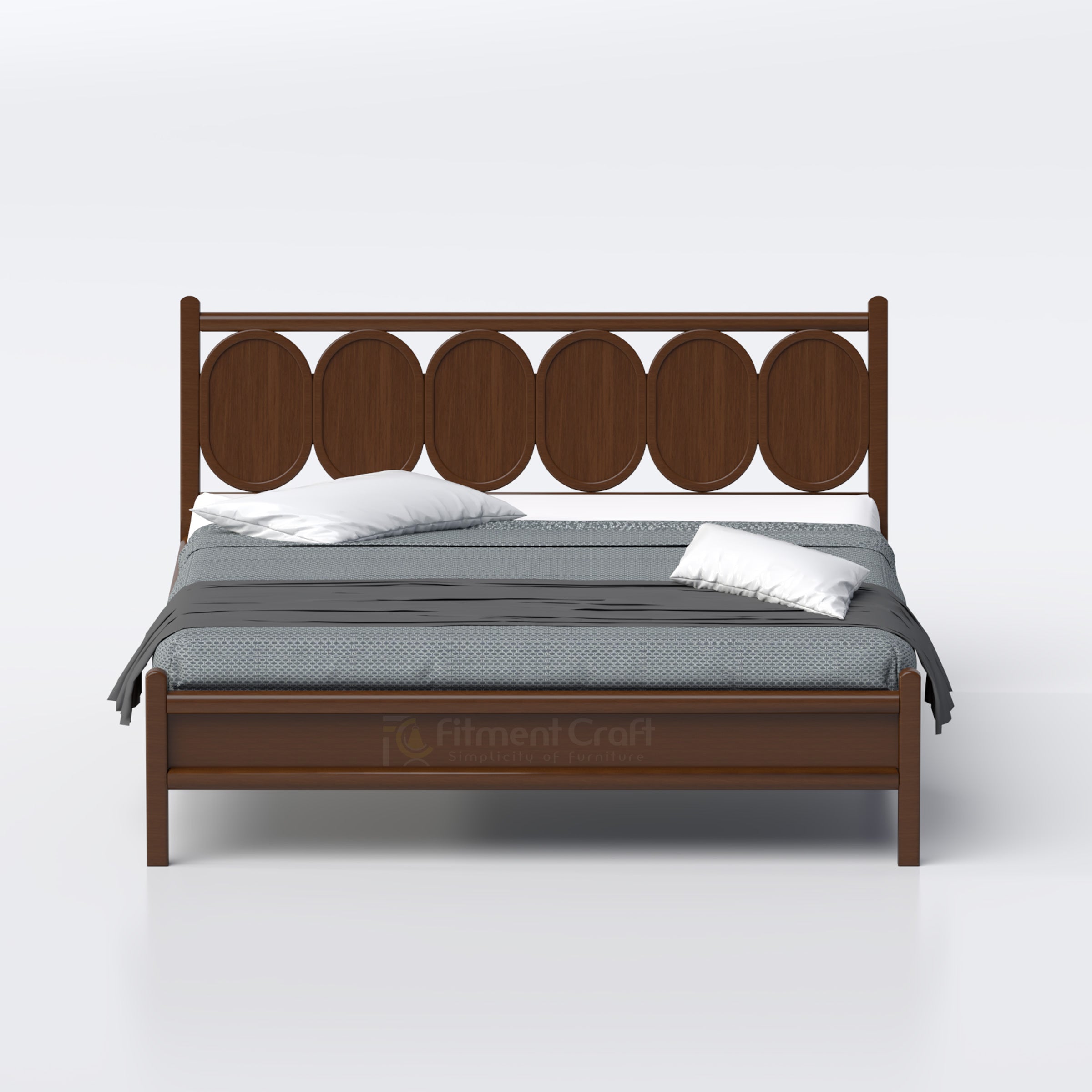Elliptical Standard King Size Bed