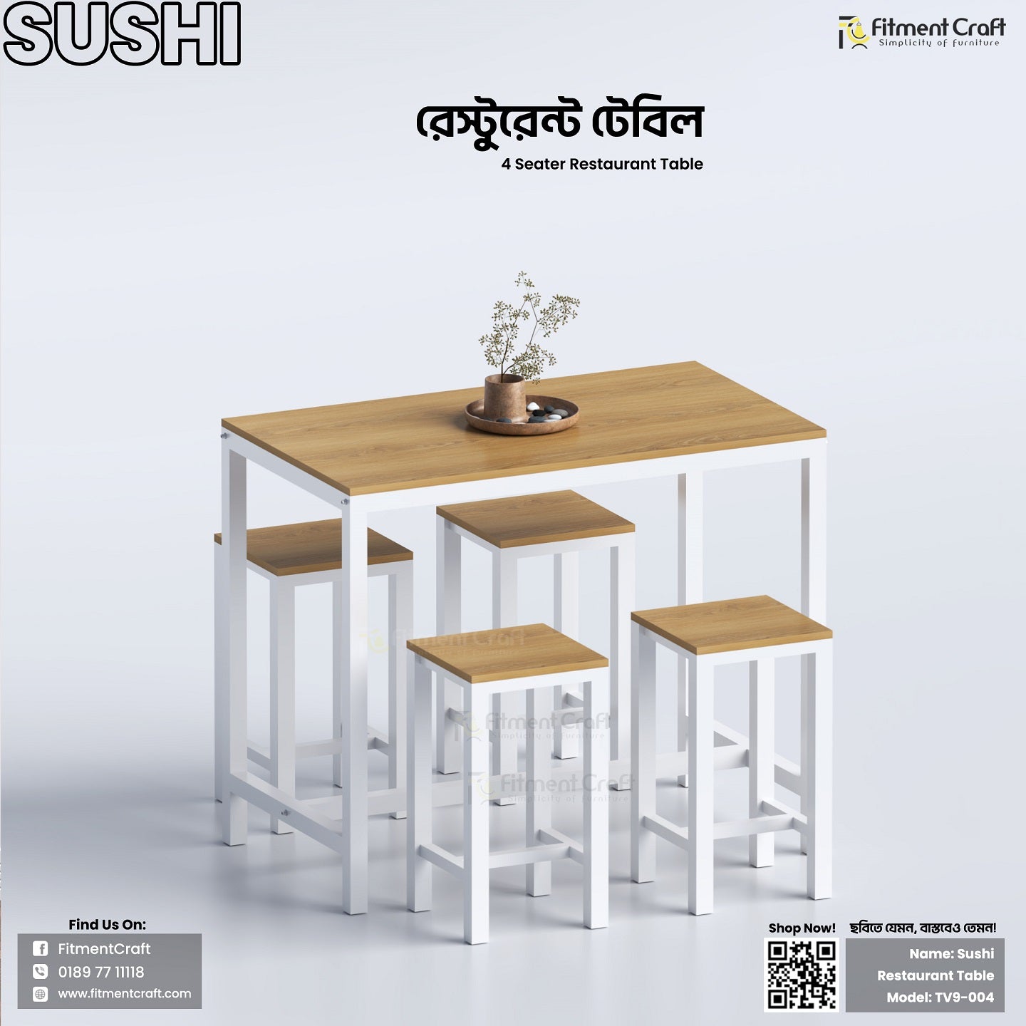 Sushi - Restaurant Table | TV9-004