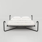 Modern Sylin Standard King Size Bed for couple bedroom, guest room, and luxury bedroom furniture Bangladesh homes today.