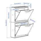 TRONES Shoe cabinet & storage size guide for narrow hallway and bedroom use


