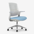 Ergonomic Executive Chair with chrome base and cushioned seat for modern office workspace comfort and style use