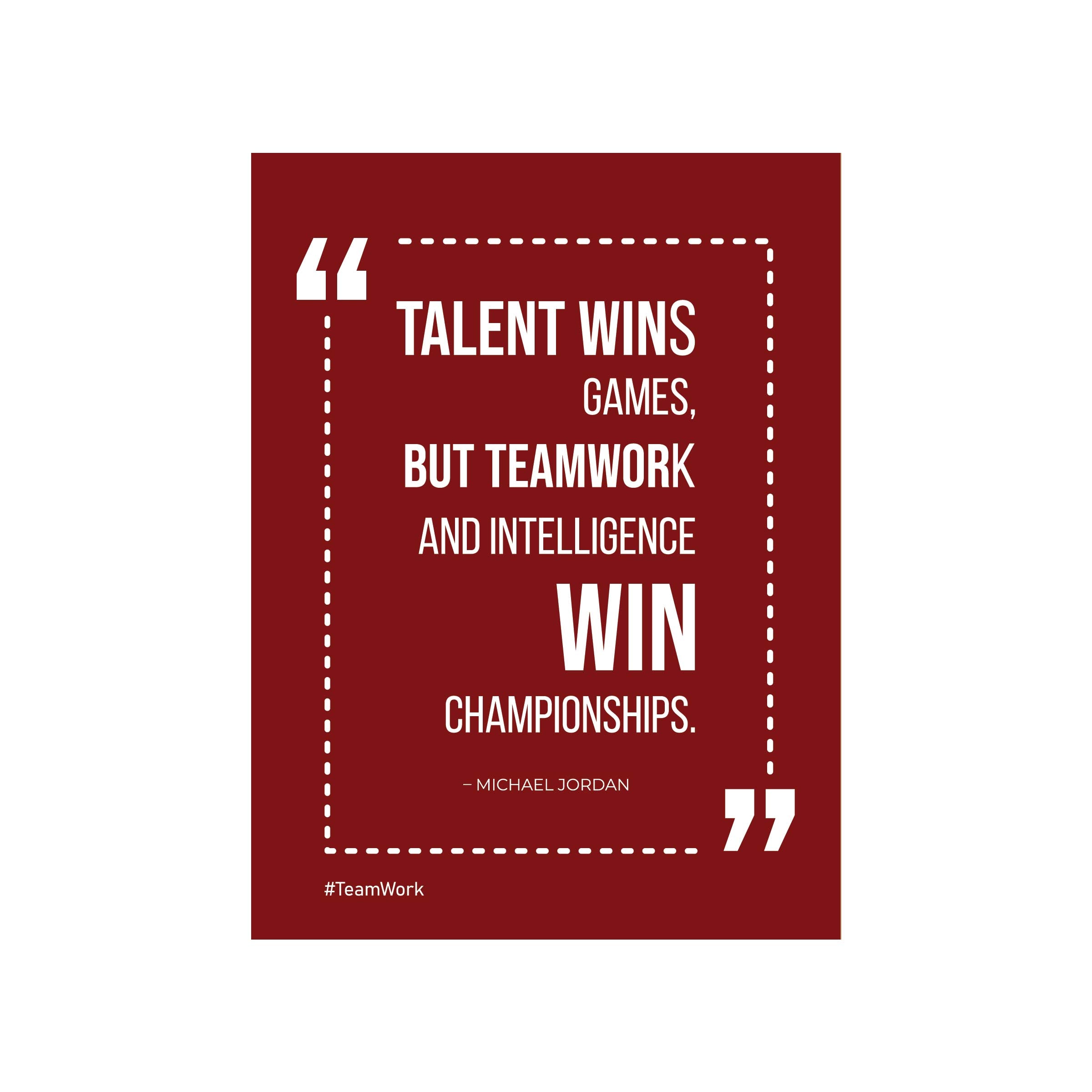 Wall Canvas (Talent Wins)
