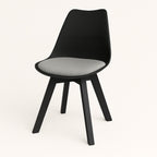Tulip Wing Chair - Black