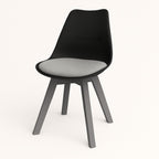 Tulip Wing Chair - Black