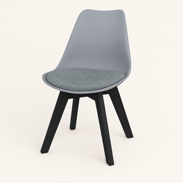 Tulip Wing Chair - Grey
