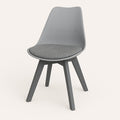 Tulip Wing Chair - Grey