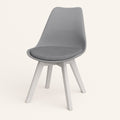 Tulip Wing Chair - Grey