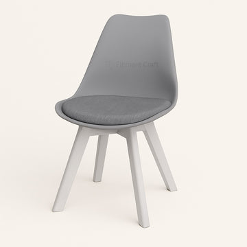 Tulip Wing Chair - Grey