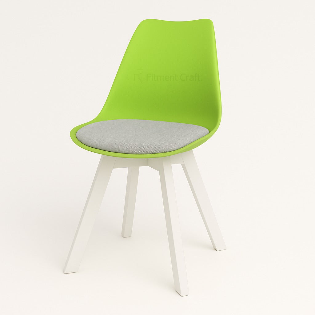 Tulip Wing Chair - Lemon