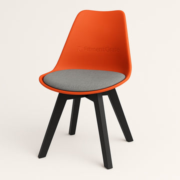 Tulip Wing Chair - Orange