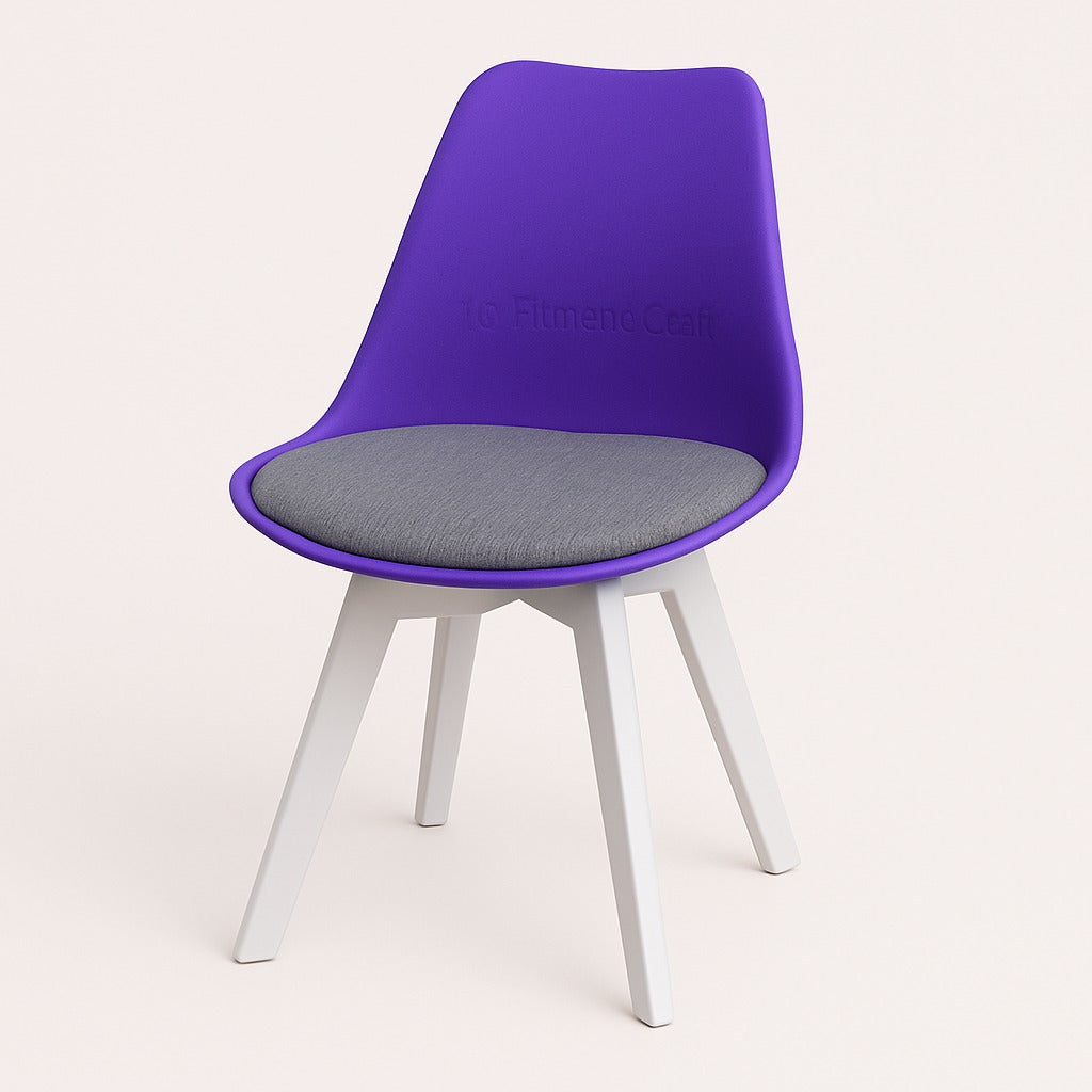 Tulip Wing Chair - Purple