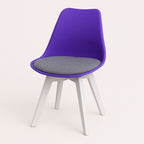 Tulip Wing Chair - Purple